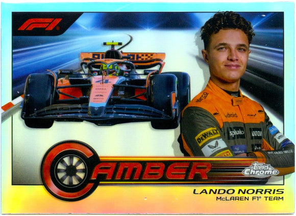 Lando Norris 2023 Topps Chrome Formula 1 Camber