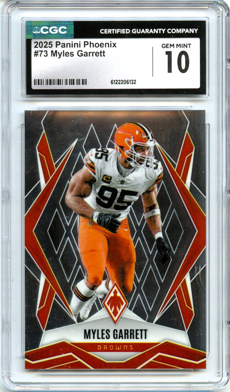 Myles Garrett 2025 Panini Phoenix #73 CGC 10