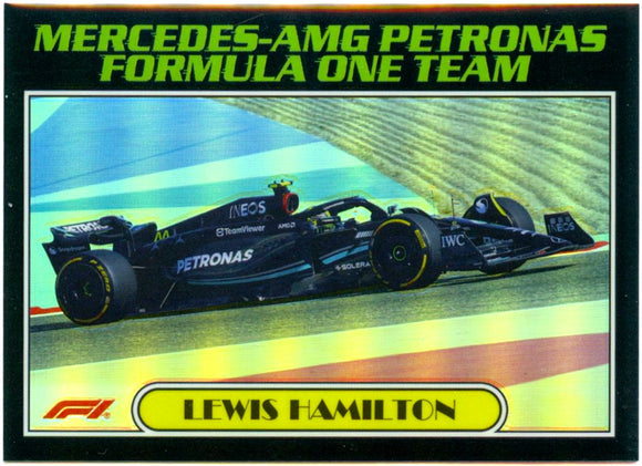 Lewis Hamilton 2023 Topps Chrome Formula 1 '77 Throwback