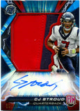 Cj Stroud RC 2023 Topps Composite Resurgence Blue Surge Rookie Patch Auto SP 39/75