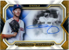 Chris Sale 2019 Diamond Icons Pentamerous Penmanship Acetate Auto SP 6/25-1