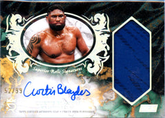 Curtis Blaydes 2025 Topps Royalty UFC Superior Patch Auto SP 52/99-1