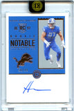 Aidan Hutchinson RC 2022 Encased Notable Rookie Auto SP 58/99