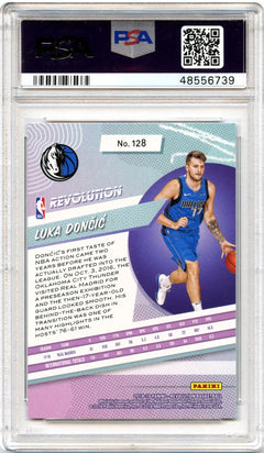 Luka Doncic RC 2018-19 Panini Revolution Rookie #128 PSA 9-2