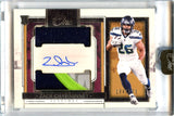 Zach Charbonnet RC 2023 Panini One Dual Rookie Patch Auto SP 184/199