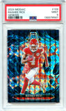 Rashee Rice 2024 Panini Mosaic Genesis Prizm Retail SSP #108 PSA 9