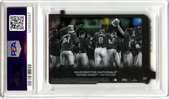 Washington Nationals 2025 Topps Clear SP 6/10 PSA 9-2