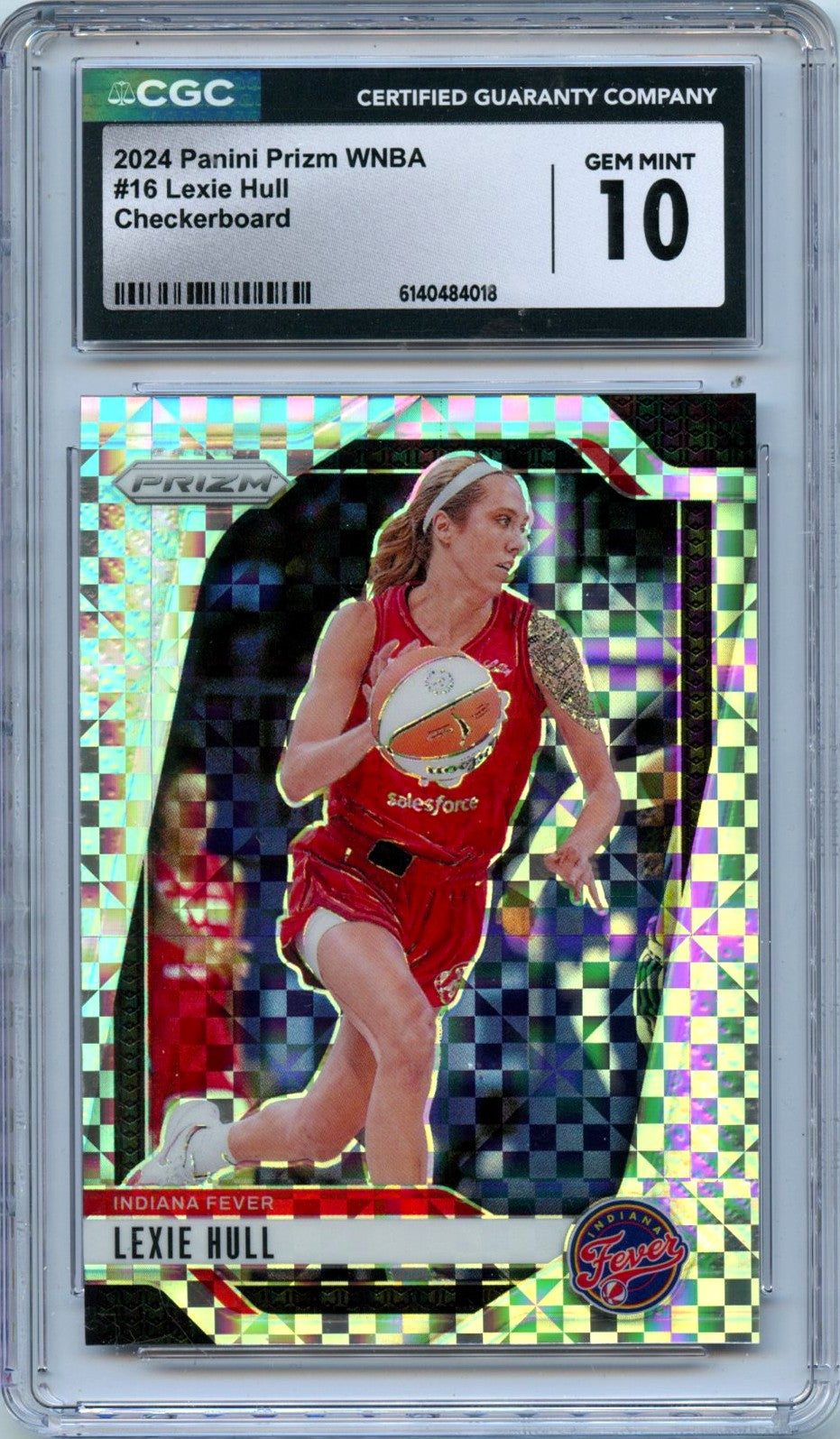 Lexie Hull 2024 Panini Prizm WNBA Checkerboard #16 CGC 10