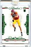 Drake London RC 2022 Flawless Collegiate Green Diamond Rookie SP 2/5