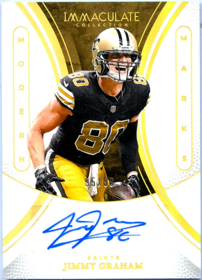Jimmy Graham 2025 Immaculate Modern Marks Auto SP 95/99-1