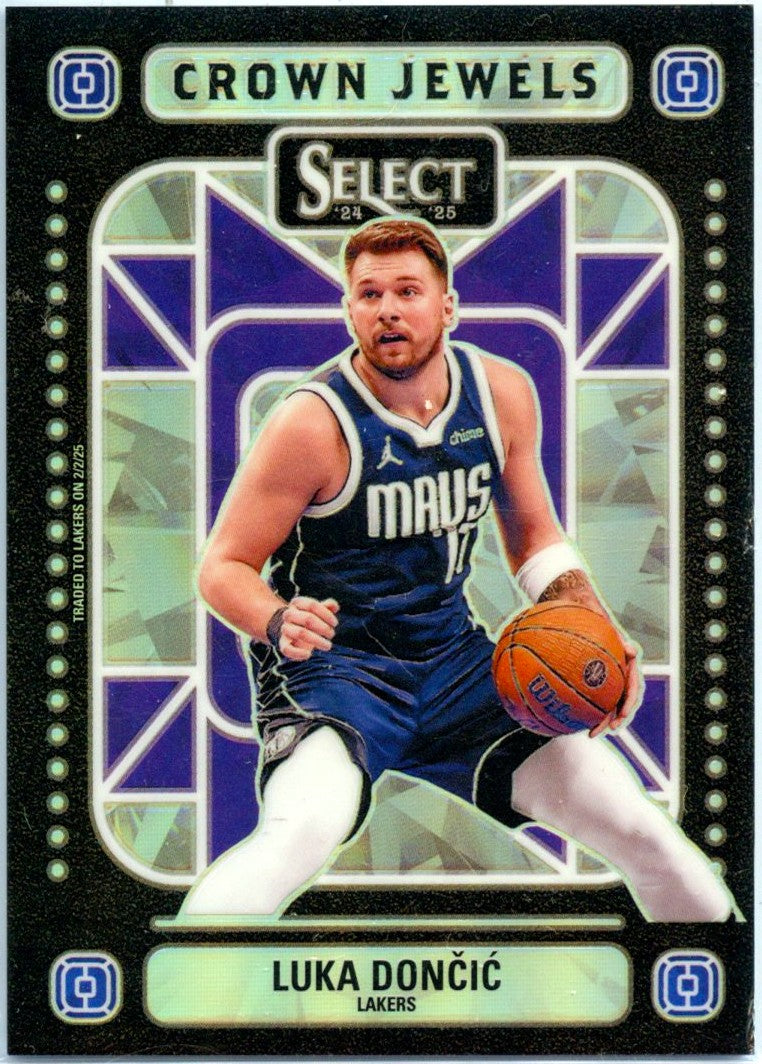 Luka Doncic 2024-25 Panini Select Crown Jewels SSP #4-1