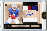 Keon Coleman RC 2024 Panini One Dual Rookie Patch Auto SP 141/199
