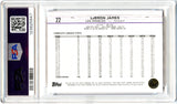 Lebron James 2024-25 Topps Chrome Sapphire #22 PSA 10
