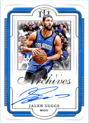 Jalen Suggs 2024-25 National Treasures Archives Auto SP 23/75