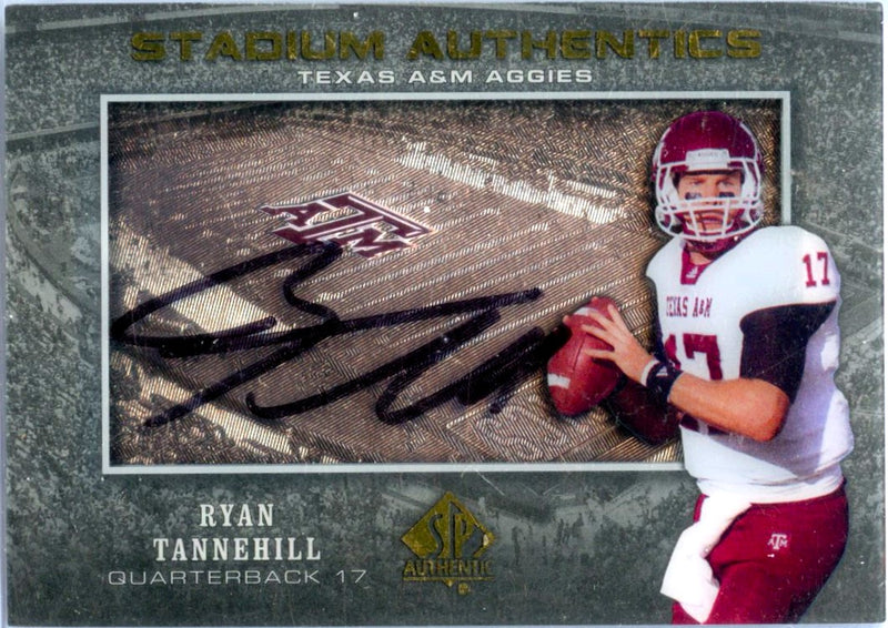 Ryan Tannehill RC 2012 UD Sp Authentic Stadium Rookie Auto-1