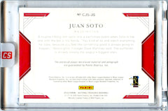Juan Soto 2020 National Treasures Jersey Patch Auto SP 43/99-2