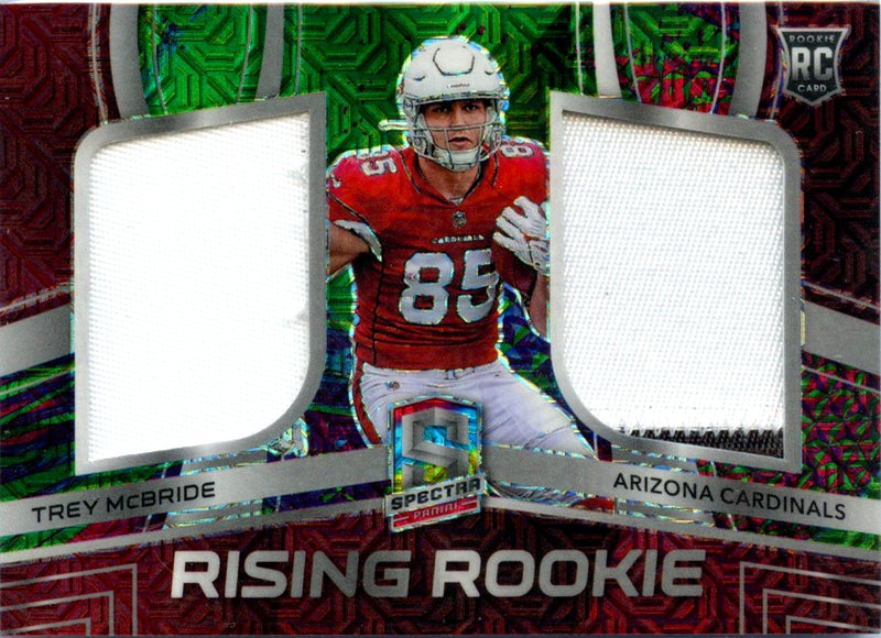 Trey Mcbride RC 2022 Panini Spectra Meta Rising Rookie Dual Patch SP 17/25-1