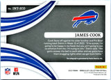 James Cook RC 2022 Immaculate Introductions Rookie Auto SP 34/49