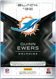 Quinn Ewers RC 2025 Panini Black Platinum Sizeable NFL Shield Rookie Patch Auto SP 1/1