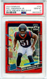 Will Anderson Jr RC 2023 Donruss Optic Preview Red Wave Rated Rookie #342 PSA 10