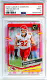 Travis Kelce 2023 Clearly Donruss Techno SP 6/10 PSA 9