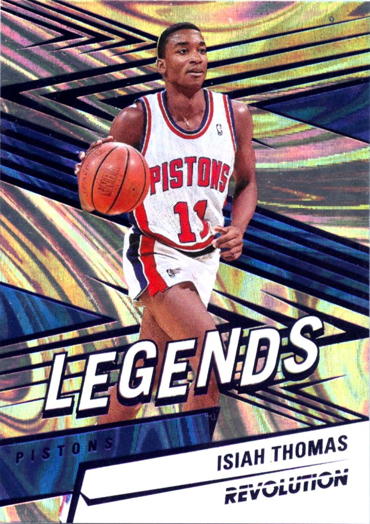 Isiah Thomas 2024-25 Panini Revolution Swirl Legends SP 5/5