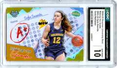 Syla Swords RC 2024 Bowman U Best Gold Making The Grade Rookie SP 41/50 CGC 10-1