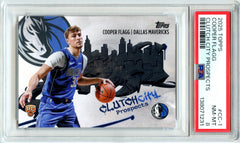 Cooper Flagg RC 2025-26 Topps Clutch City Prospects Rookie PSA 8-1