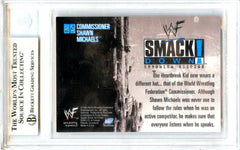 Shawn Michaels 1999 WWF Smackdown Chromium Edition In Person Auto Beckett Authentic-2