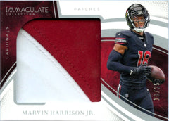 Marvin Harrison Jr 2025 Immaculate Jumbo Jersey Patch SP 16/25-1