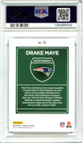 Drake Maye RC 2024 Donruss Downtown! Rookie Case Hit SSP #13 PSA 9