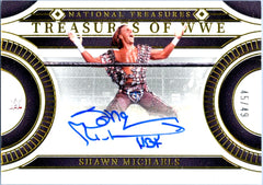 Shawn Michaels 2024 National Treasures WWE Treasures Of WWE Gold Auto SP 45/49-1