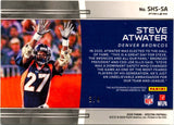 Steve Atwater 2020 Panini Obsidian Neon Marble Sky High Auto SP 3/4