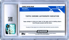 Chris Spielman 2023 Topps Composite Chrome Orange Geometric Auto SP 1/25 CGC 10-2