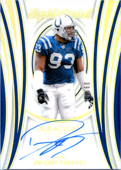 Dwight Freeney 2024 Immaculate Gold Sophisticated Auto SP 9/49-1
