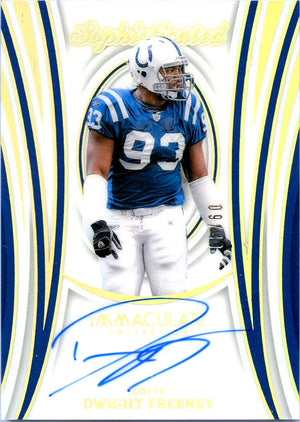 Dwight Freeney 2024 Immaculate Gold Sophisticated Auto SP 9/49
