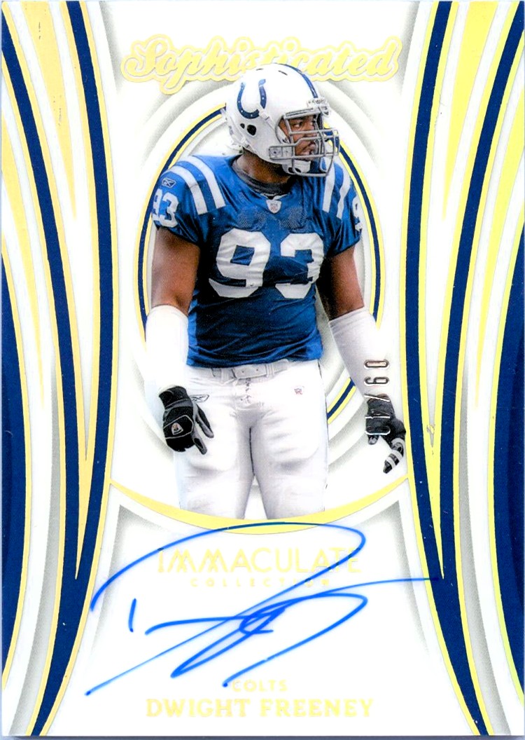 Dwight Freeney 2024 Immaculate Gold Sophisticated Auto SP 9/49-1