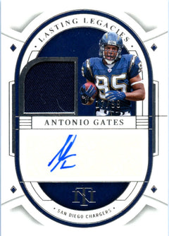 Antonio Gates 2023 National Treasures Lasting Legacies Patch Auto SP 17/99-1
