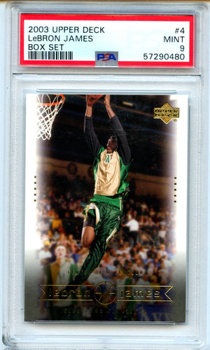 Lebron James RC 2003-04 Upper Deck Box Set Rookie #4 PSA 9
