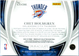 Chet Holmgren 2024-25 Immaculate Clutch Time On Card Auto SP 41/99