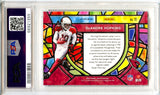 Deandre Hopkins 2020 Panini Prizm Stained Glass SSP #11 PSA 9