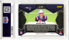 Drake Maye RC 2024 Panini Mosaic Silver Mosaic Rookie #273 PSA 9-2