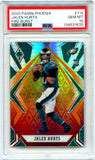 Jalen Hurts RC 2020 Panini Phoenix Fire Burst Rookie #114 PSA 10
