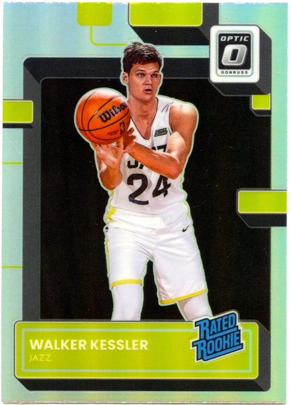 Walker Kessler RC 2022-23 Donruss Optic Holo Prizm Rated Rookie #213