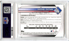 Shohei Ohtani 2025 Bowman Chrome Mega Box #17 PSA 8-2