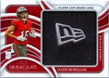 Jalen Mcmillan RC 2024 Immaculate Player Cap Brand Logo Rookie Patch SP 3/3