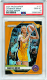 Cameron Brink RC 2024 Panini Prizm WNBA Orange Rookie SP 34/99 PSA 10