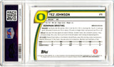 Tez Johnson 2024 Bowman U Sapphire Red Rookie SP 4/5 PSA 9