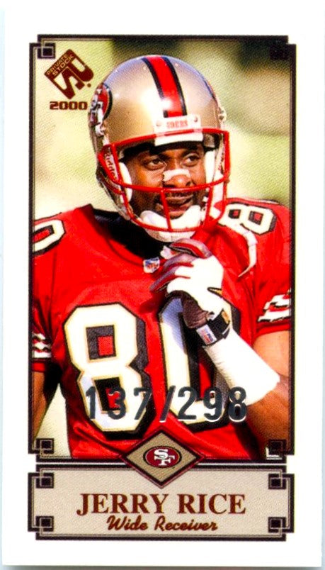 Product Jerry Rice 2000 Pacific Private Stock Mini SP 137/298 Link