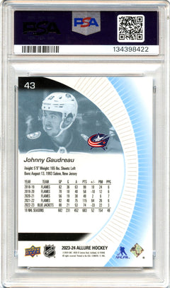 Johnny Gaudreau 2023-24 Upper Deck Allure #43 PSA 10-2